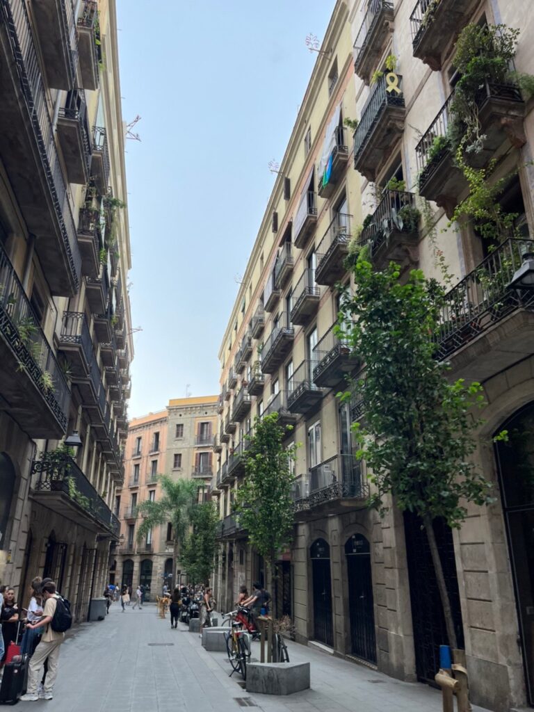 バルセロナ街並み